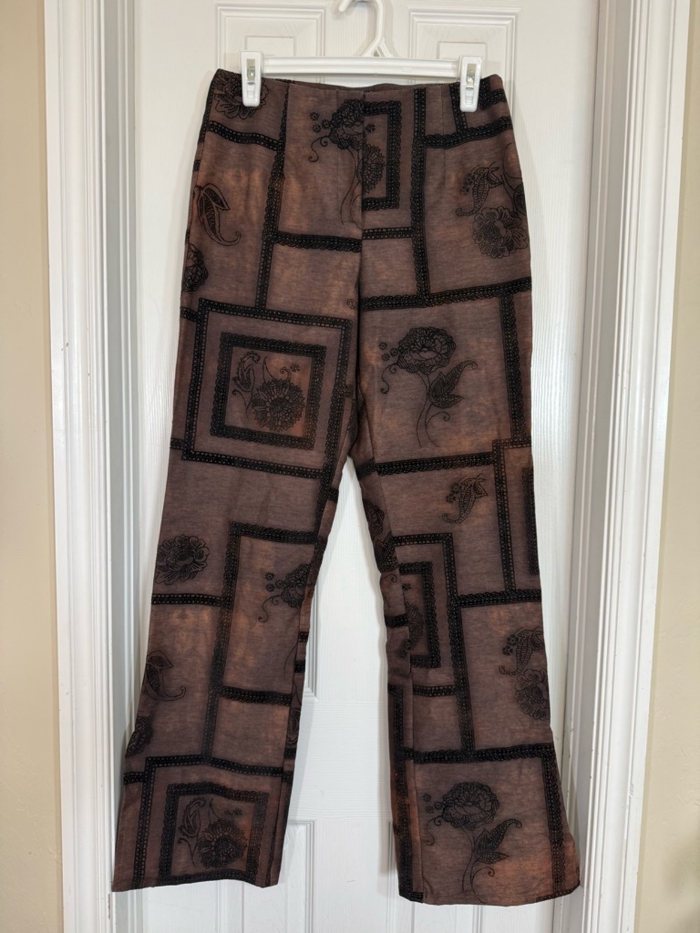 Vintage Bentley Arbuckle Women’s Floral Geometric Print Pants Size 8
